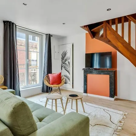 *** Le Refuge Dieppois *** Superbe Duplex Coeur De דירה דייפ